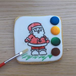 Christmas Paint YOur Own PYO Cookie Biscuit Santa