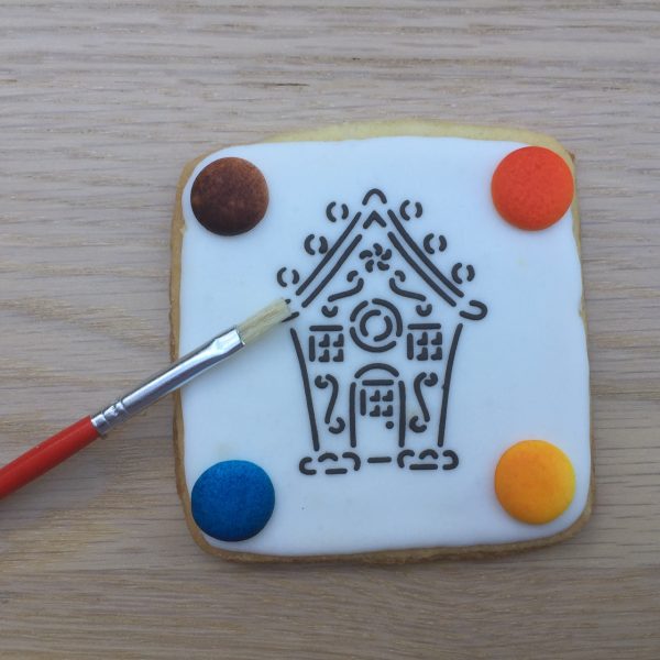 Christmas Paint Your Own PYO Cookie Biscuit Gingerbread House