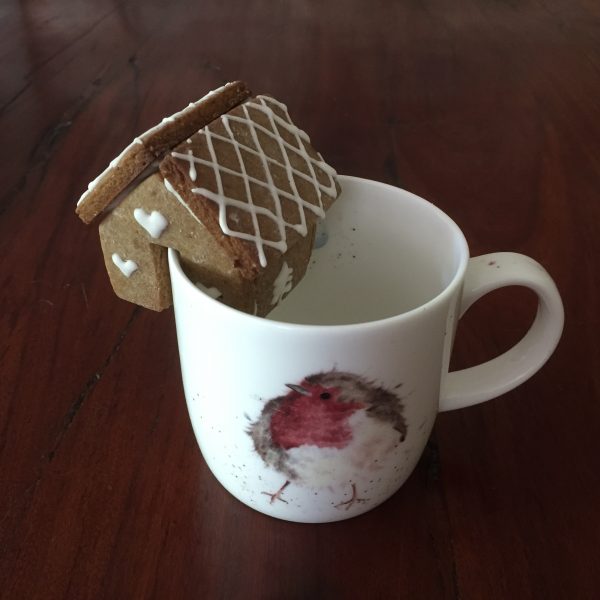 Mini GIngerbread HOuse Kit on a Mug